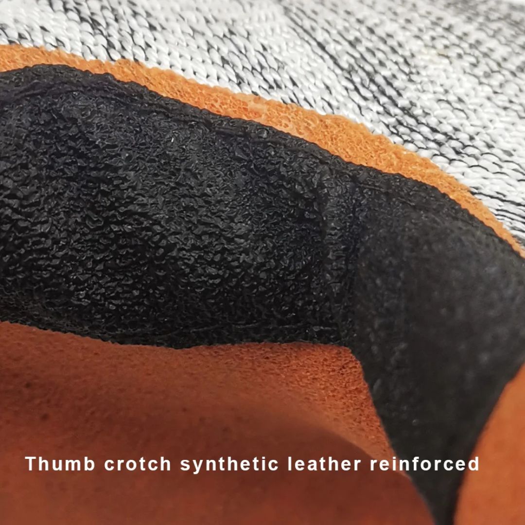 Beschermende werkhandschoenen met nitrilcoating en antislip