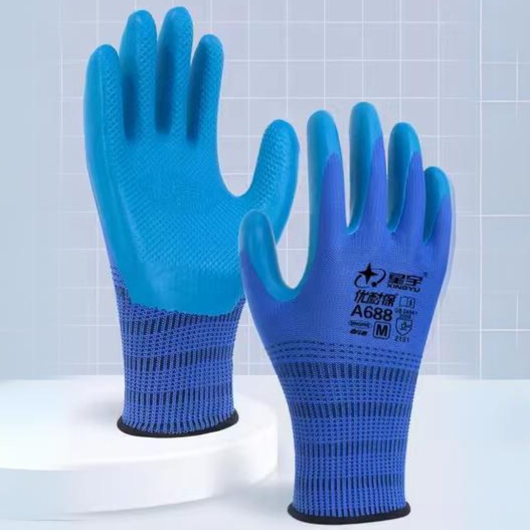 Werkhandschoenen met antislipgrip en snijbestendige uitvoering