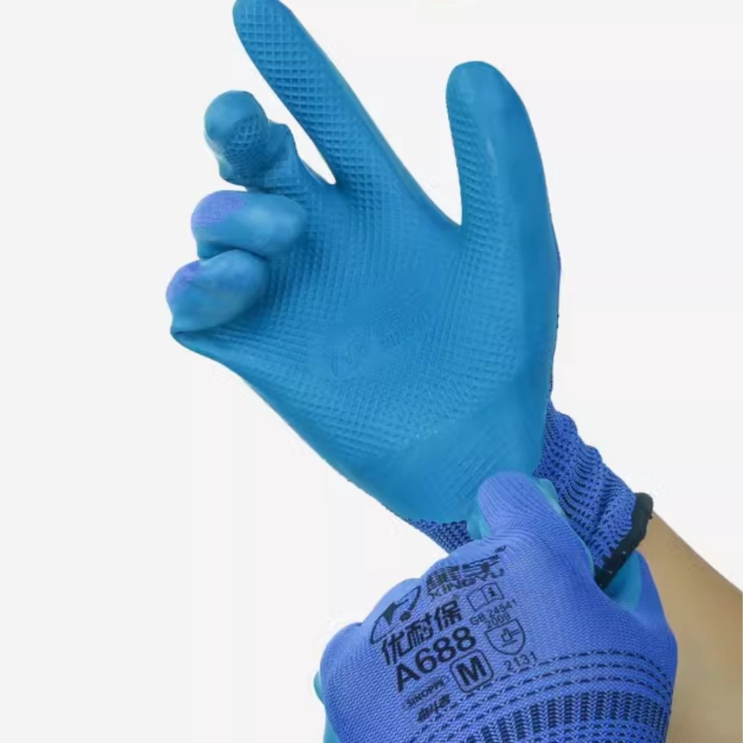 Werkhandschoenen met antislipgrip en snijbestendige uitvoering