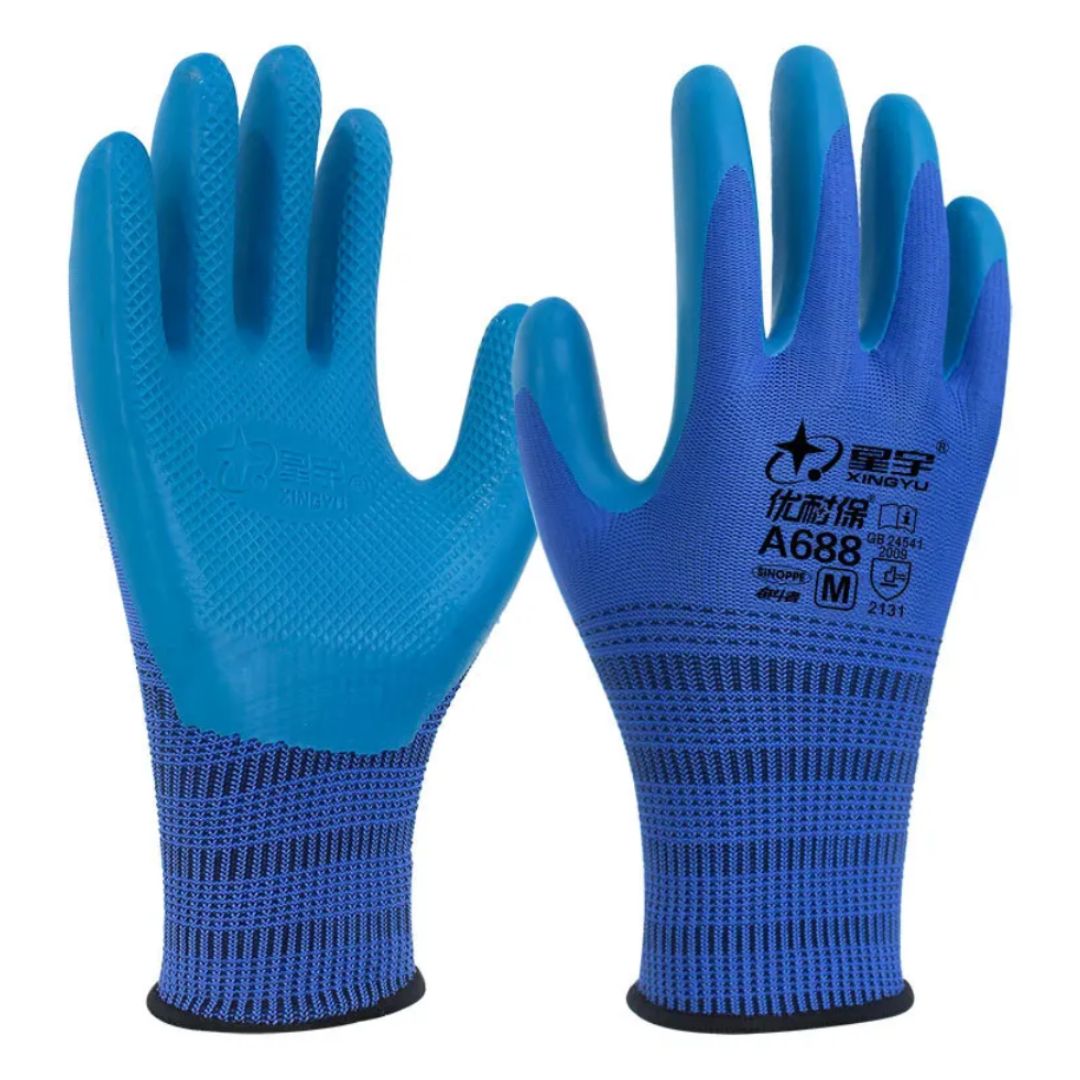 Werkhandschoenen met antislipgrip en snijbestendige uitvoering
