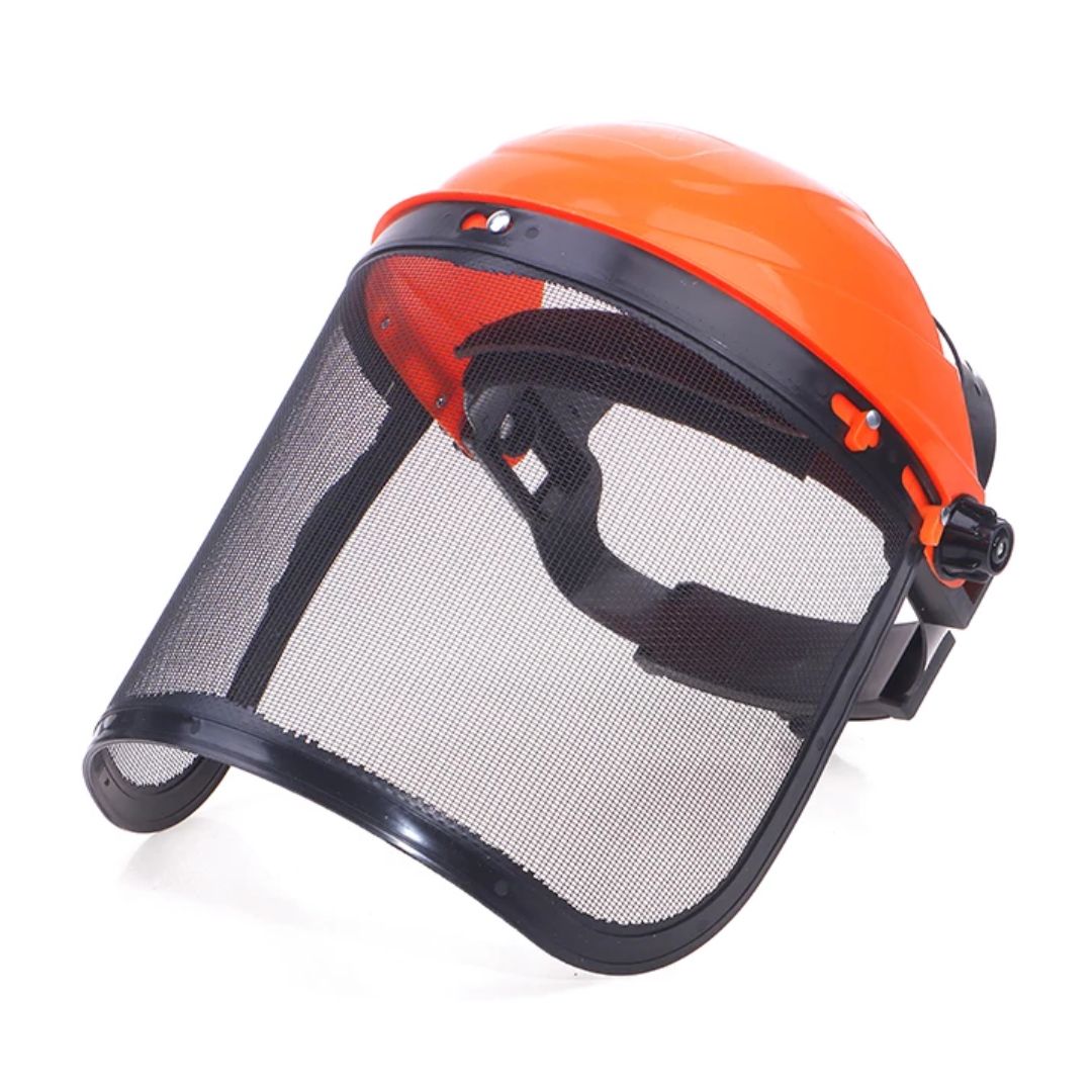 Veiligheidshelm met volledig gaasgezichtsmasker