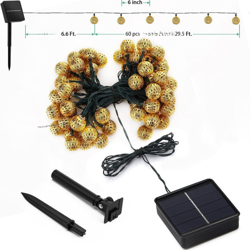 Marokkaanse stijl solar lichtslingers