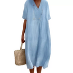 Casual losse zomerjurk