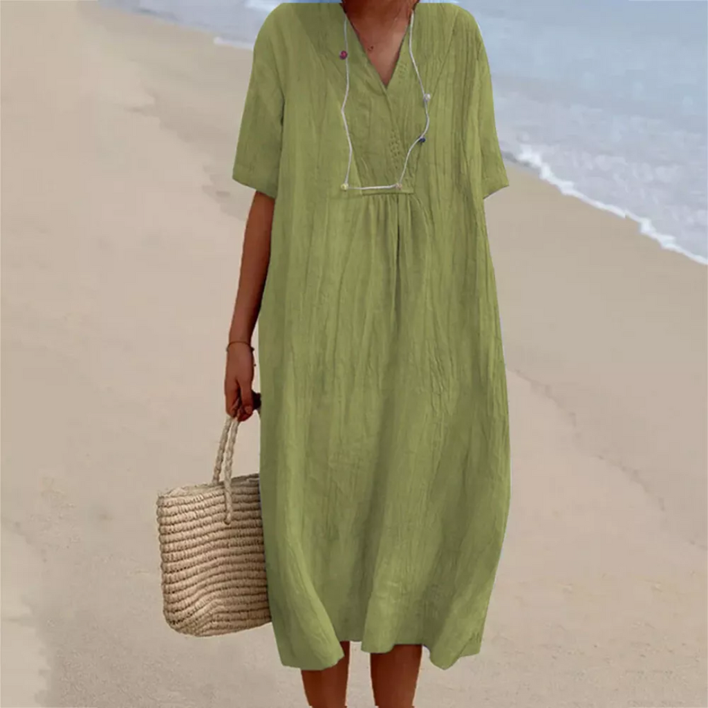 Casual losse zomerjurk