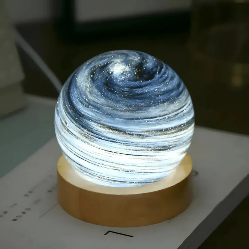 3D miniplaneet lamp