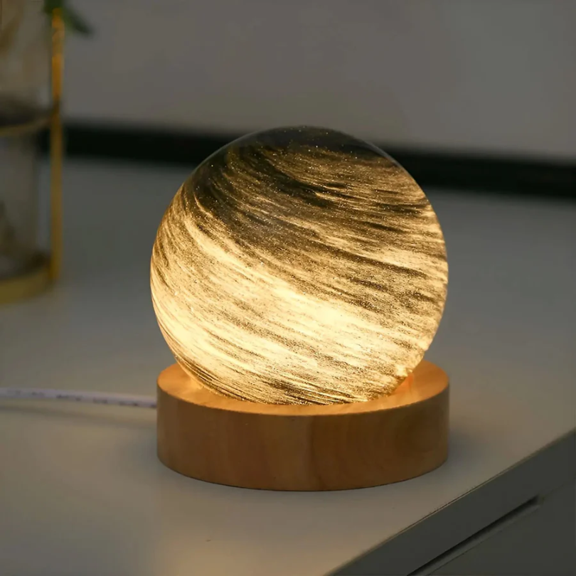 3D miniplaneet lamp