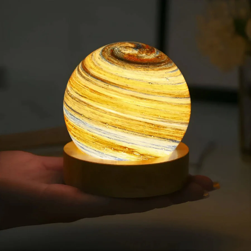 3D miniplaneet lamp