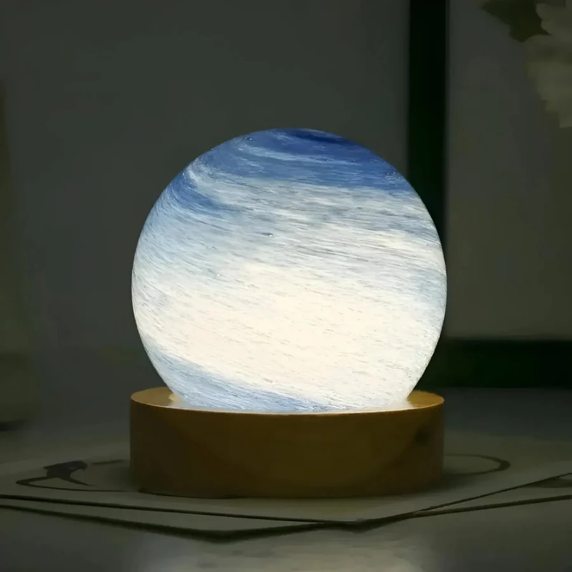 3D miniplaneet lamp