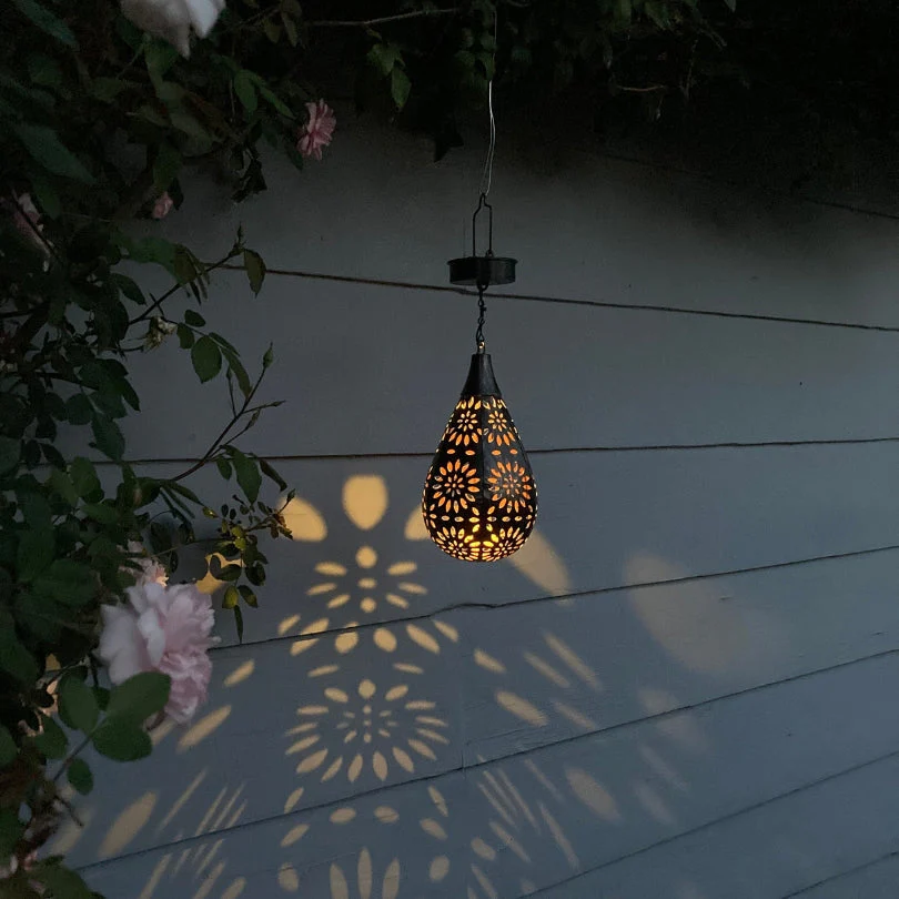 Zonne-Energie buiten hanglamp