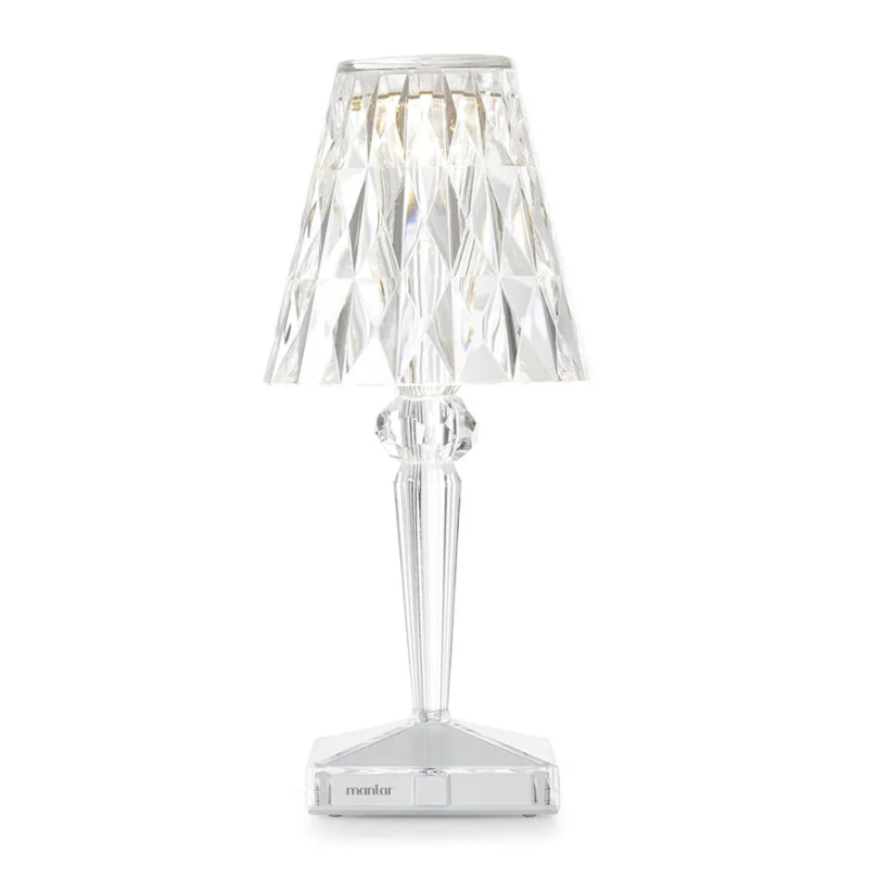 Chique tafellamp met kristallen design