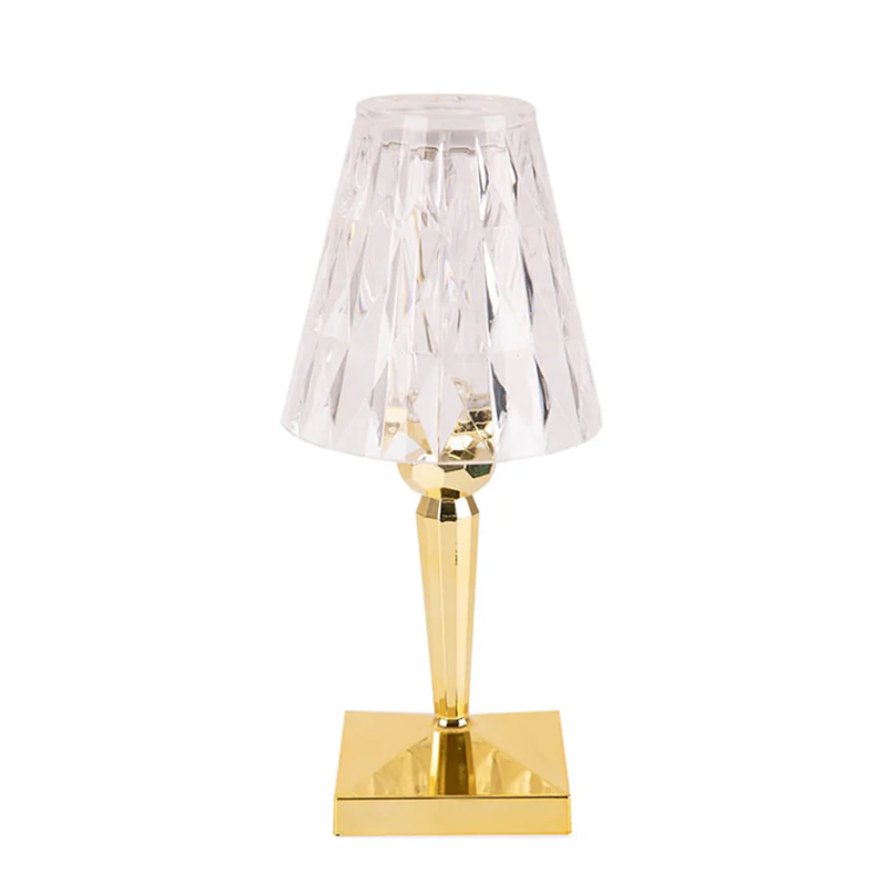 Chique tafellamp met kristallen design