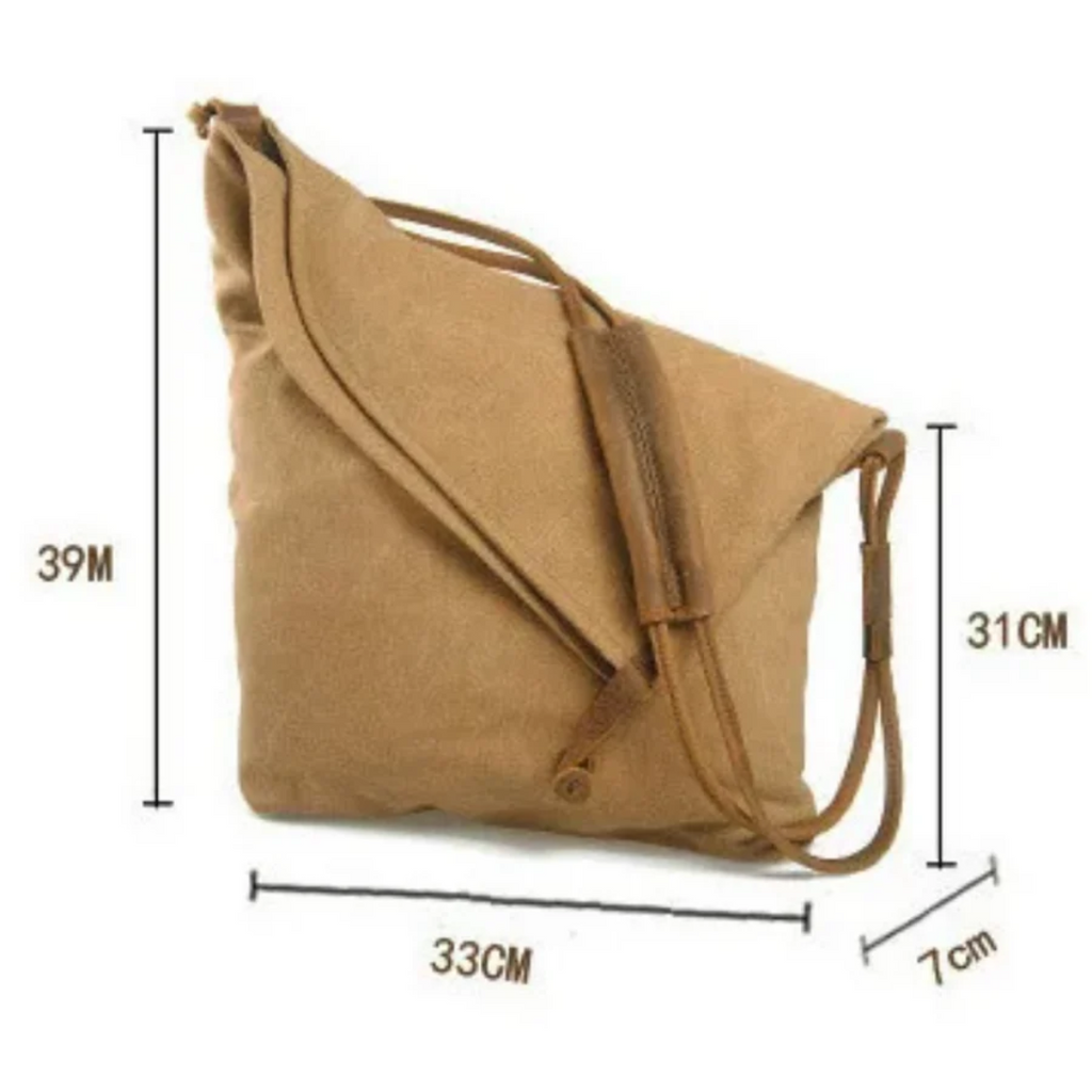 En stijlvolle schoudertas met zachte buitenkant