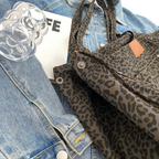 Handtas met luipaardprint