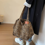Handtas met luipaardprint