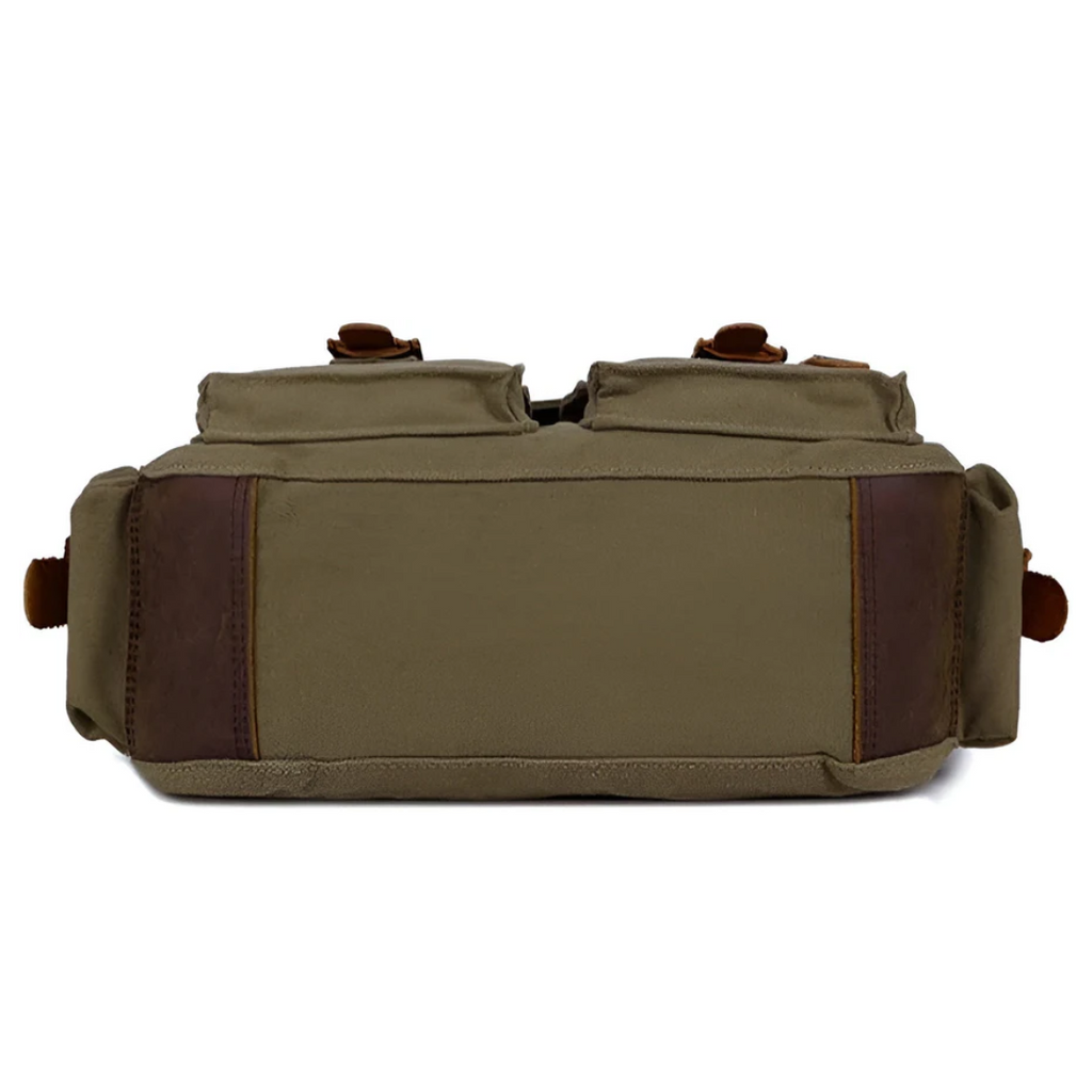 Ruime heren canvas crossbody