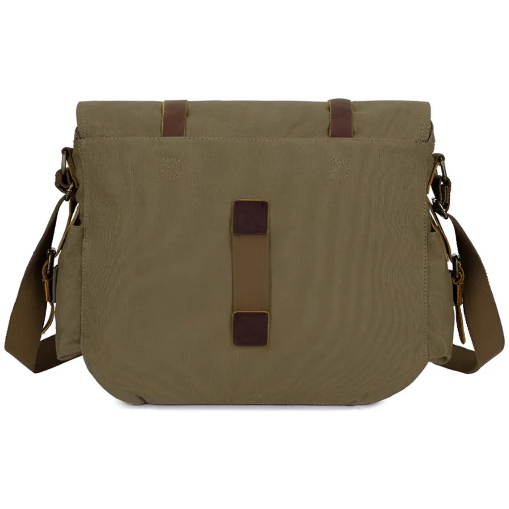Ruime heren canvas crossbody