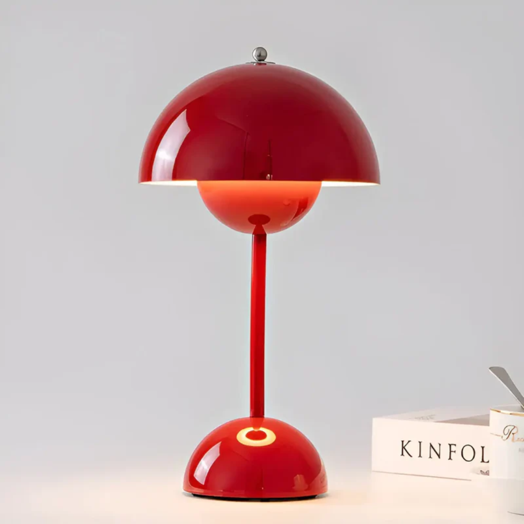 Scandinavische tafellamp met luminous flair