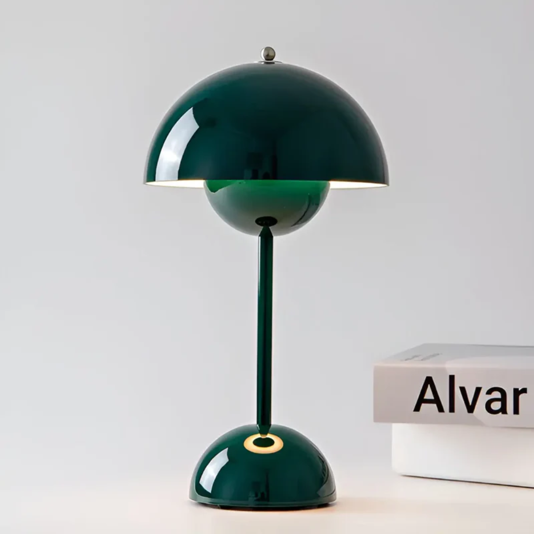 Scandinavische tafellamp met luminous flair