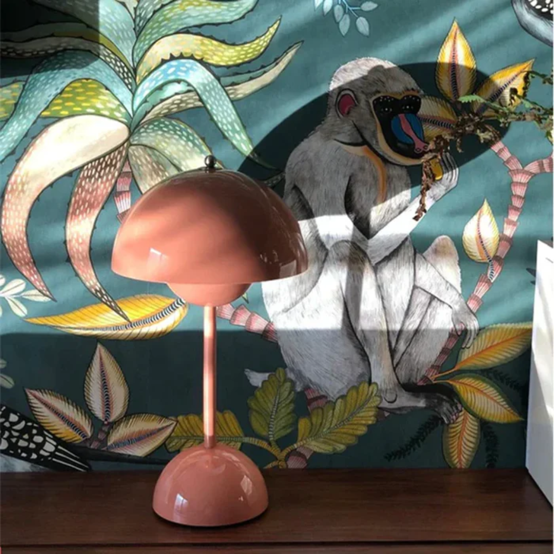 Scandinavische tafellamp met luminous flair
