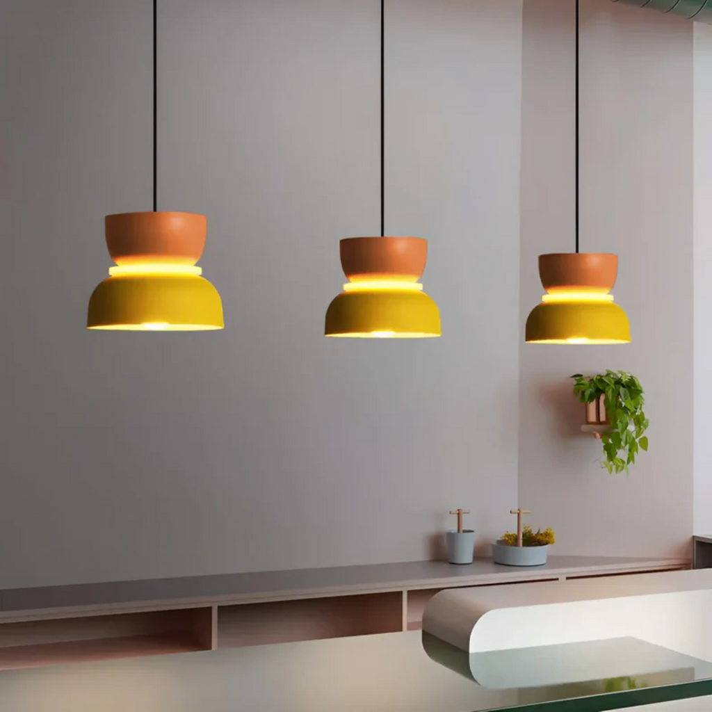 Kleurrijke en trendy macaron LED hanglamp — afbeelding 19