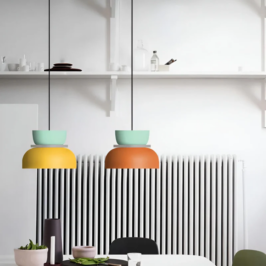 Kleurrijke en trendy macaron LED hanglamp — afbeelding 15
