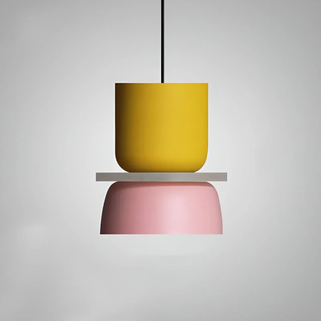 Kleurrijke en trendy macaron LED hanglamp