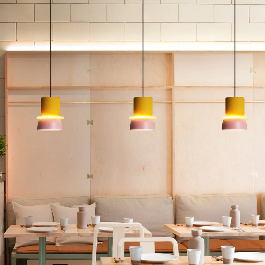 Kleurrijke en trendy macaron LED hanglamp — afbeelding 13