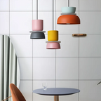 Kleurrijke en trendy macaron LED hanglamp