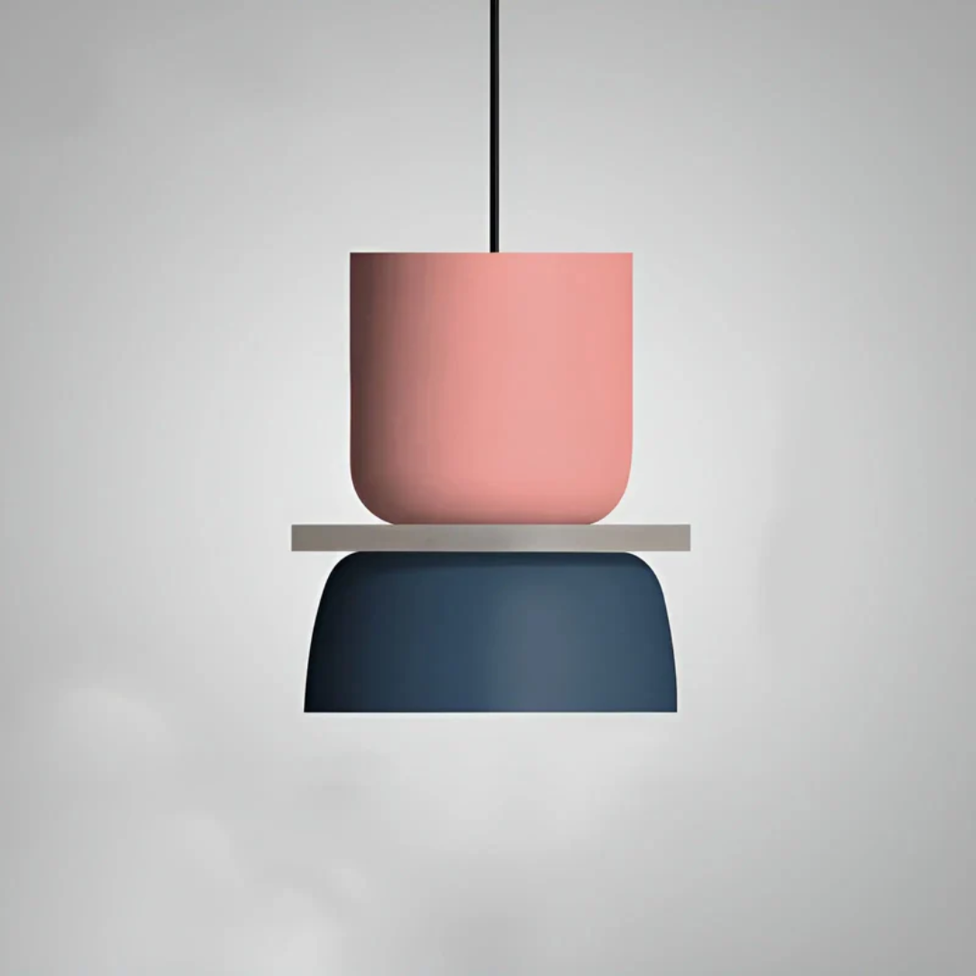 Kleurrijke en trendy macaron LED hanglamp