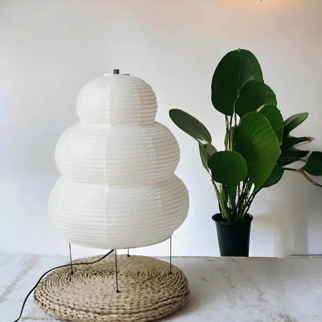 Japanse wabi-sabi vloerlamp