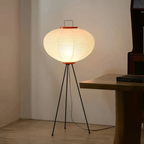 Wabi-Sabi staande LED lamp van rijstpapier