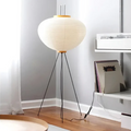 Wabi-Sabi staande LED lamp van rijstpapier