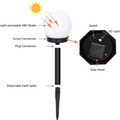 3 stuks LED zonnebol tuinverlichting