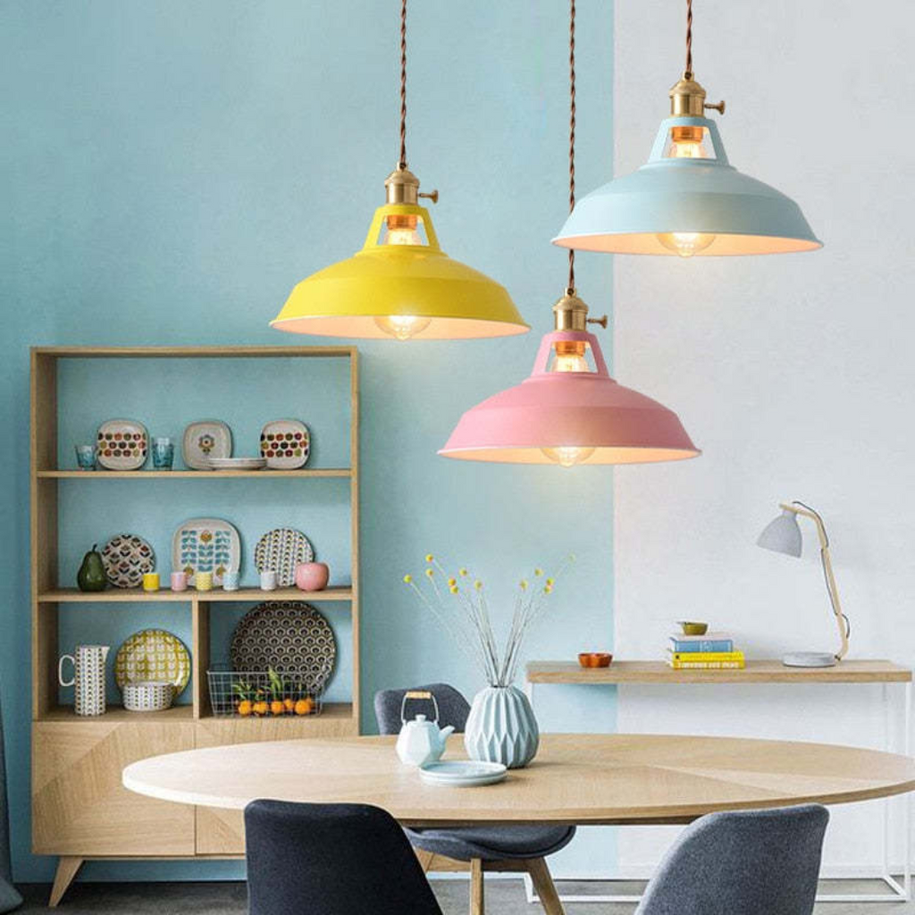 Kleurrijke LED hanglamp