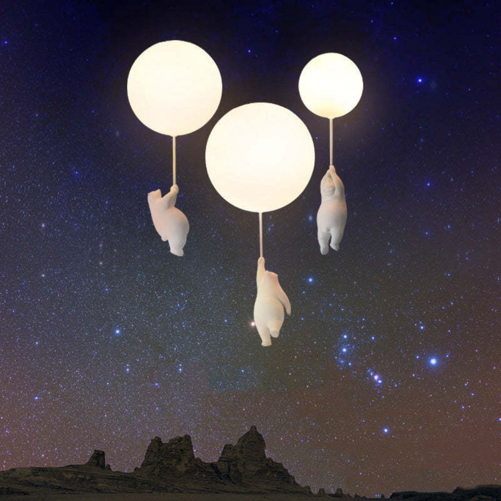 Fateh plafondlampen hanglampen beer balloon