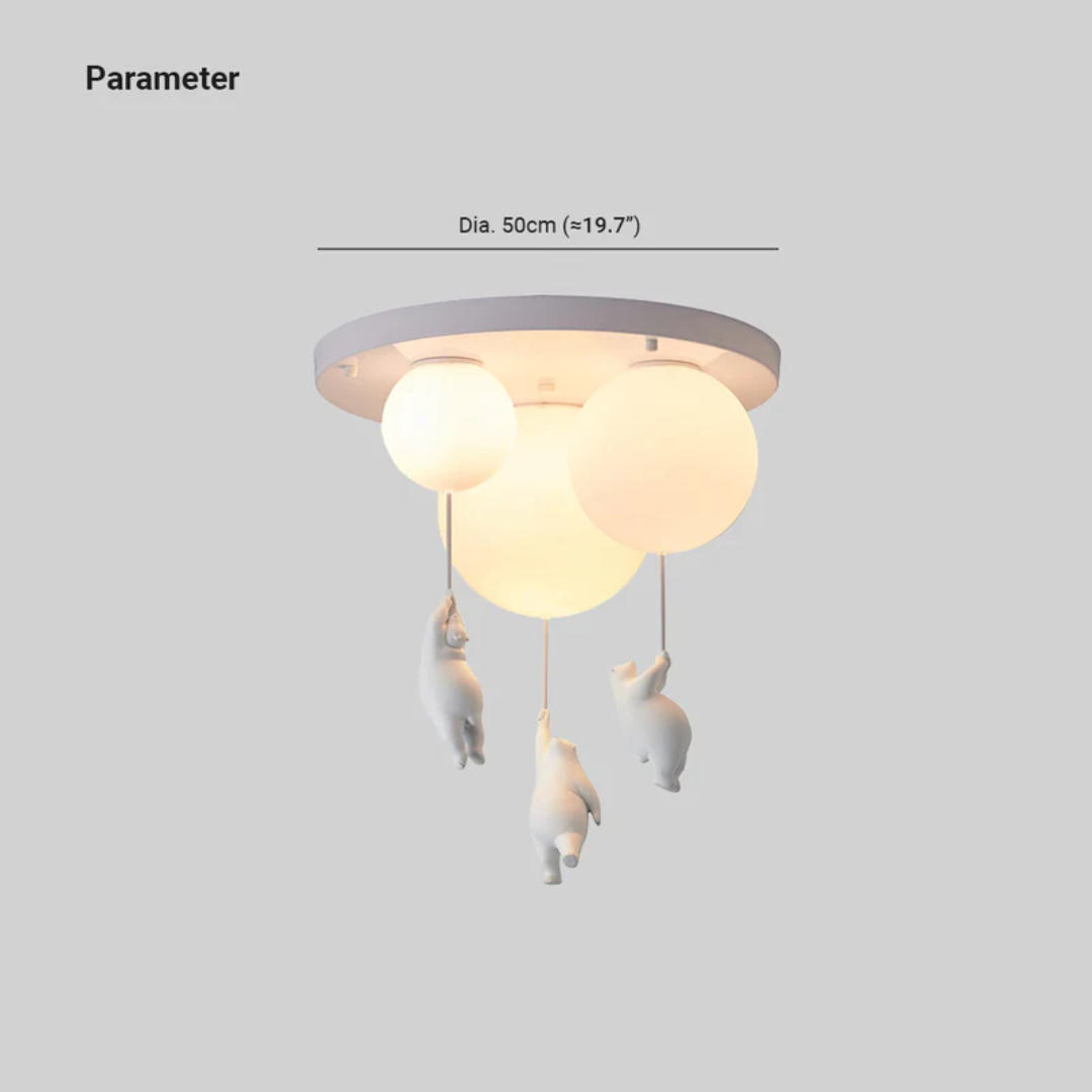 Fateh plafondlampen hanglampen beer balloon