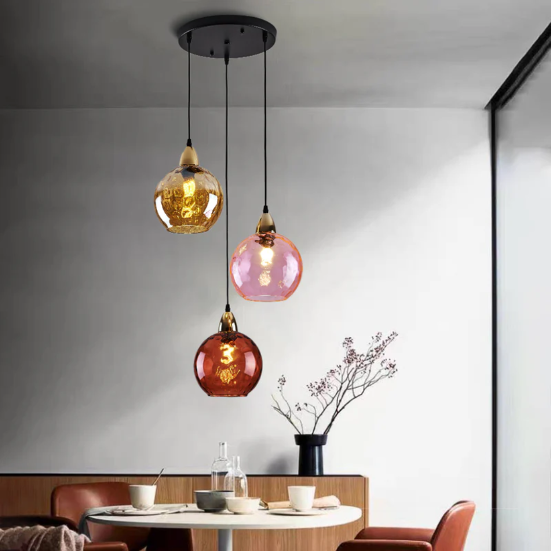 Cluster hanglamp met 3 lampen