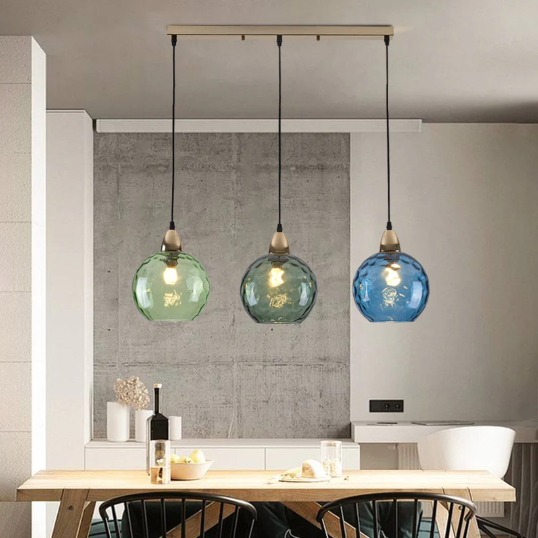 Cluster hanglamp met 3 lampen