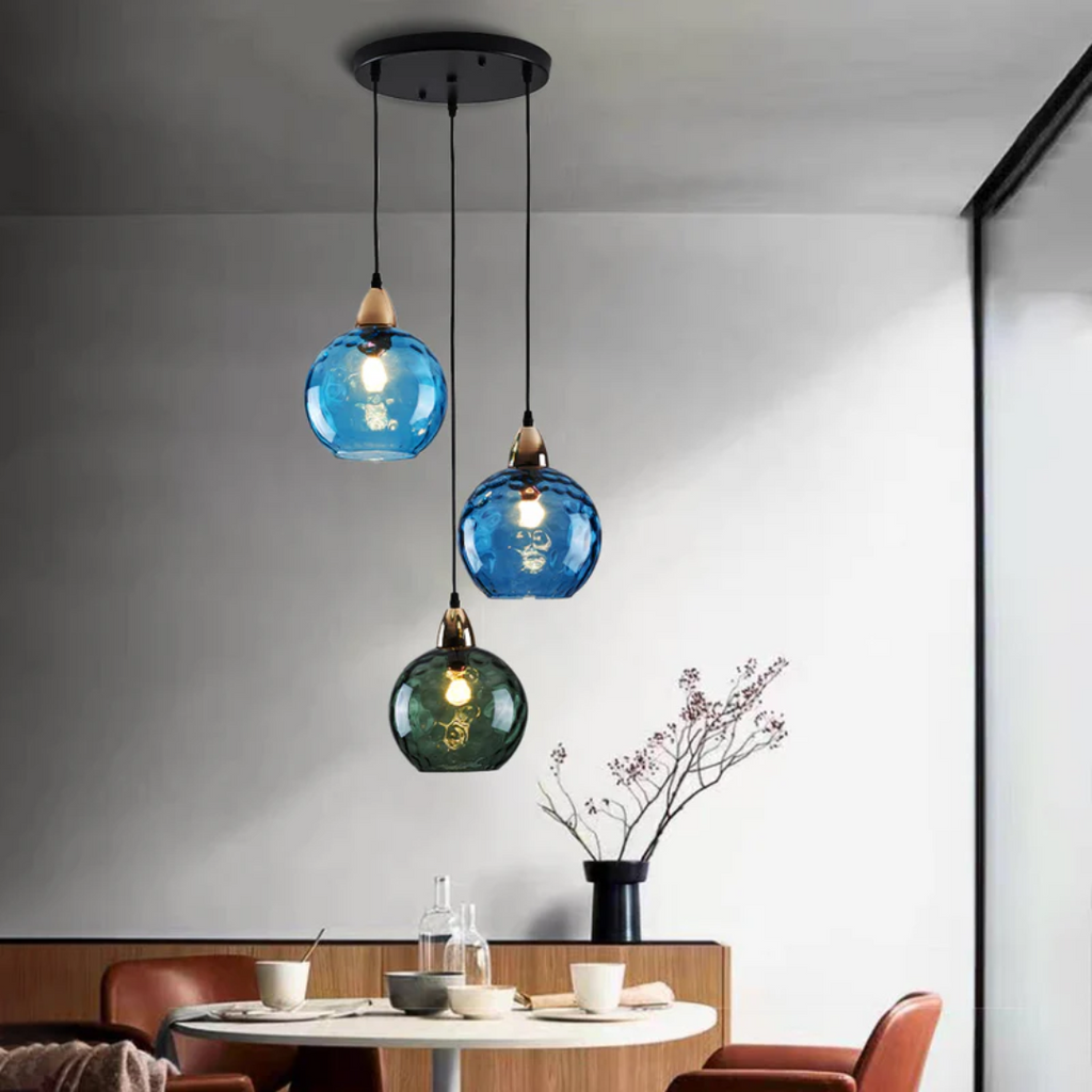Cluster hanglamp met 3 lampen