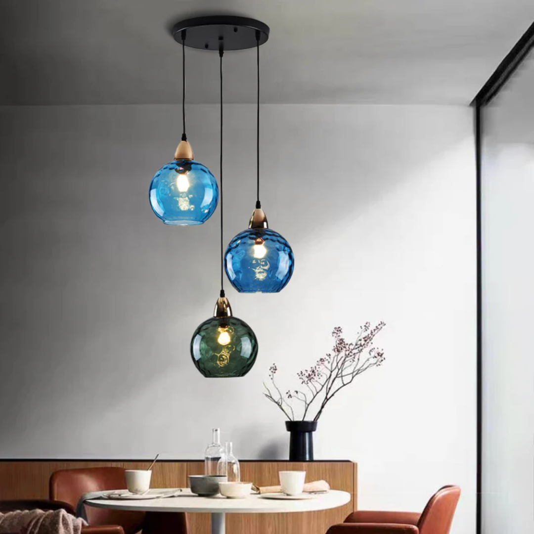 Cluster hanglamp met 3 lampen
