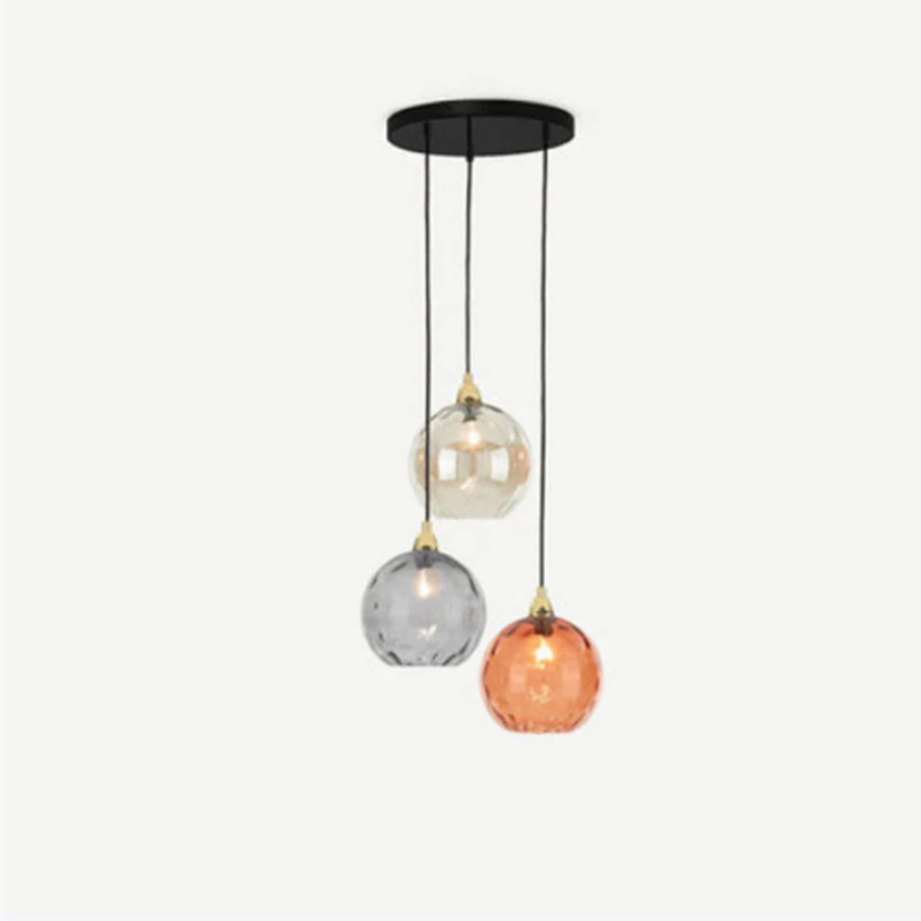 Cluster hanglamp met 3 lampen