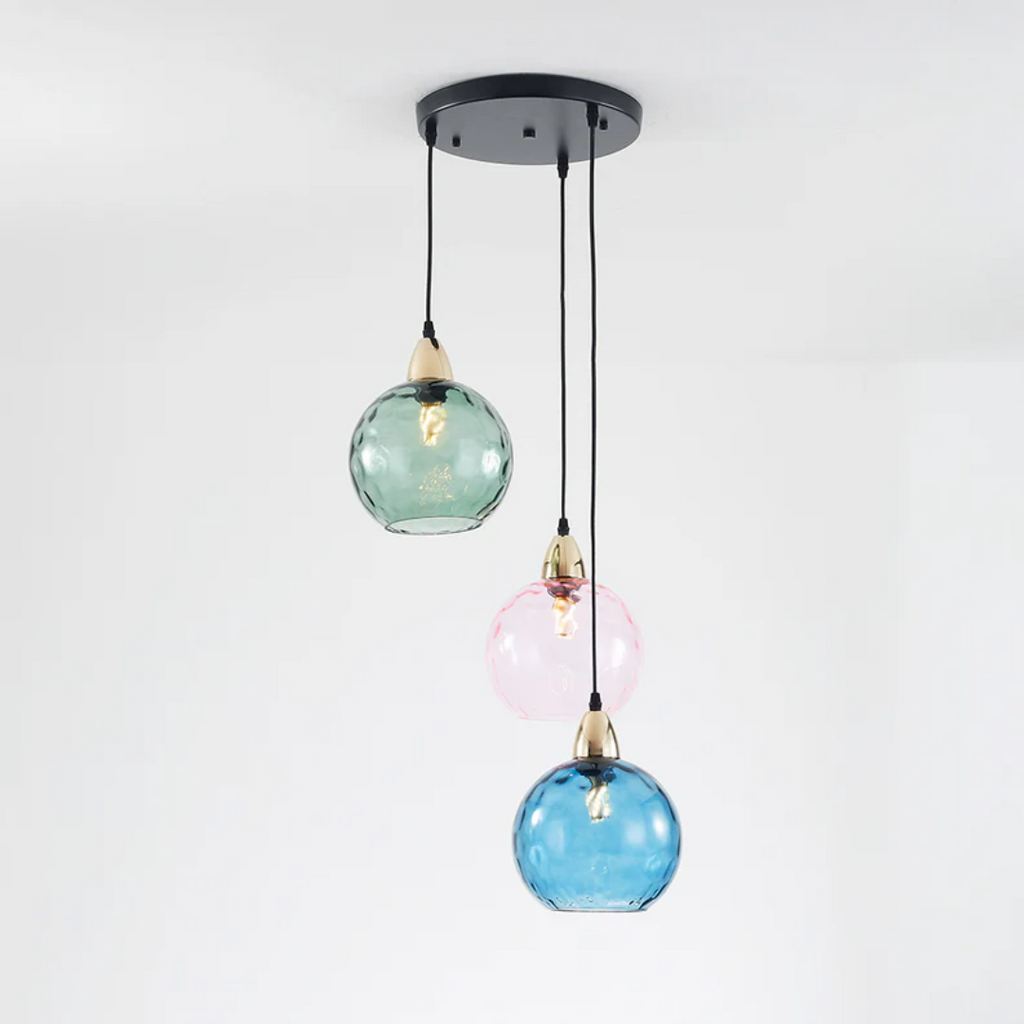 Cluster hanglamp met 3 lampen