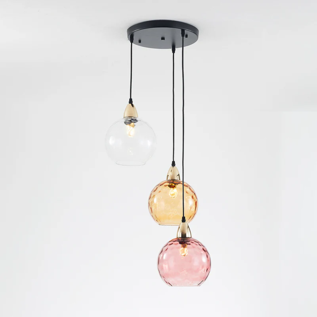 Cluster hanglamp met 3 lampen