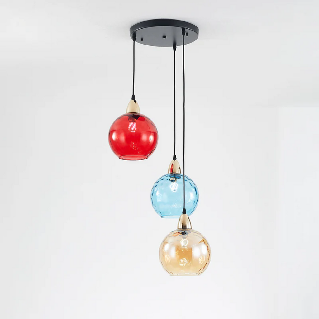 Cluster hanglamp met 3 lampen