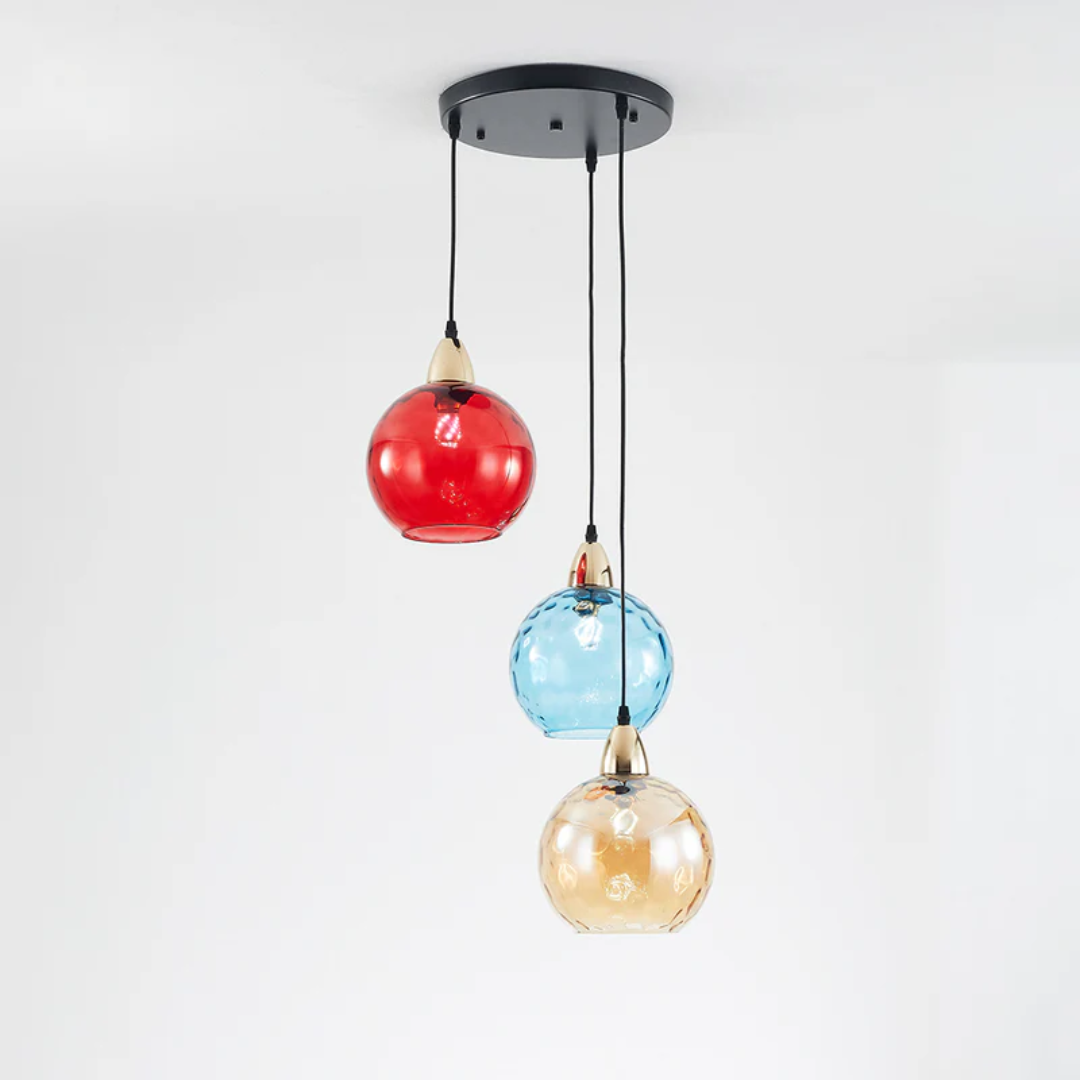 Cluster hanglamp met 3 lampen