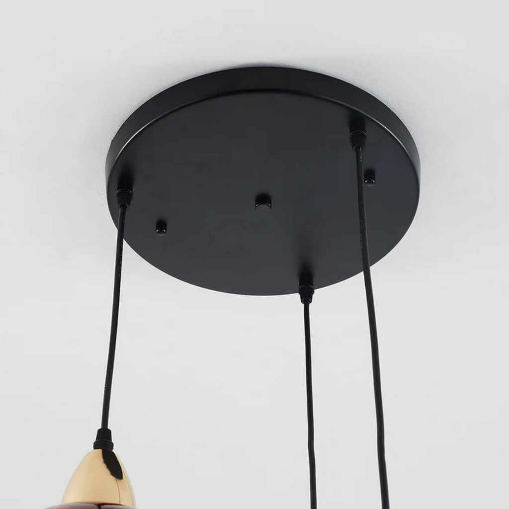 Cluster hanglamp met 3 lampen