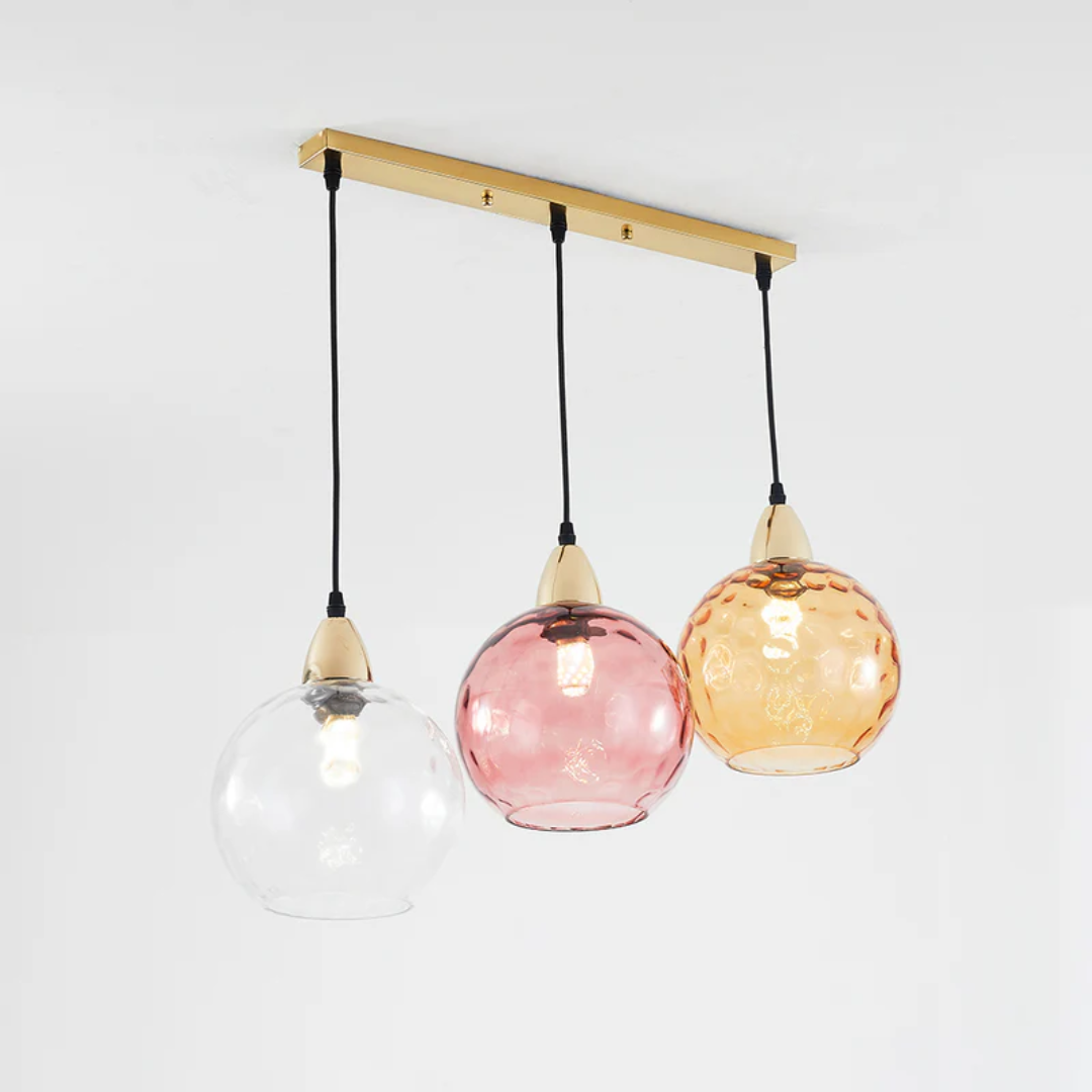 Cluster hanglamp met 3 lampen