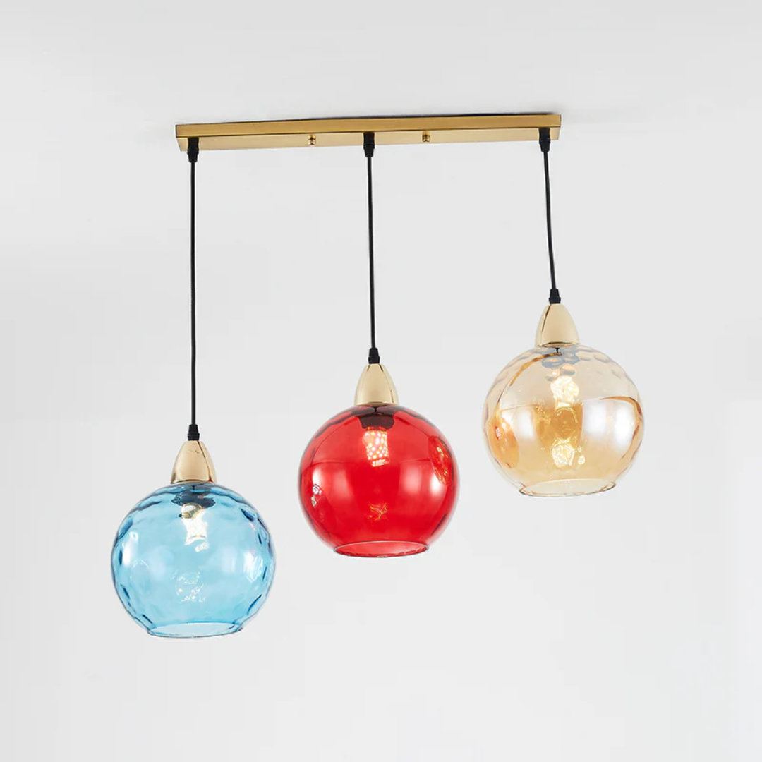 Cluster hanglamp met 3 lampen