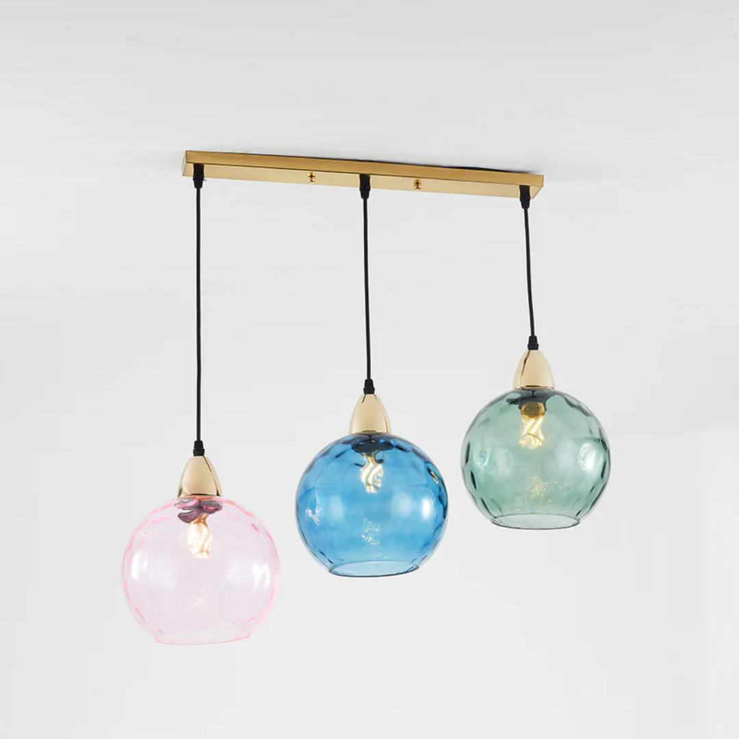 Cluster hanglamp met 3 lampen