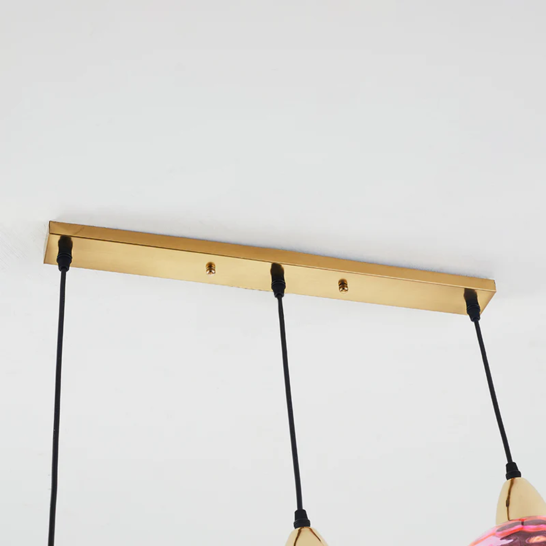 Cluster hanglamp met 3 lampen